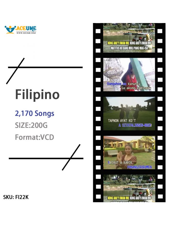 2,170 Filipino Karaoke Songs_200G,Filipino Music,Filipino VCD