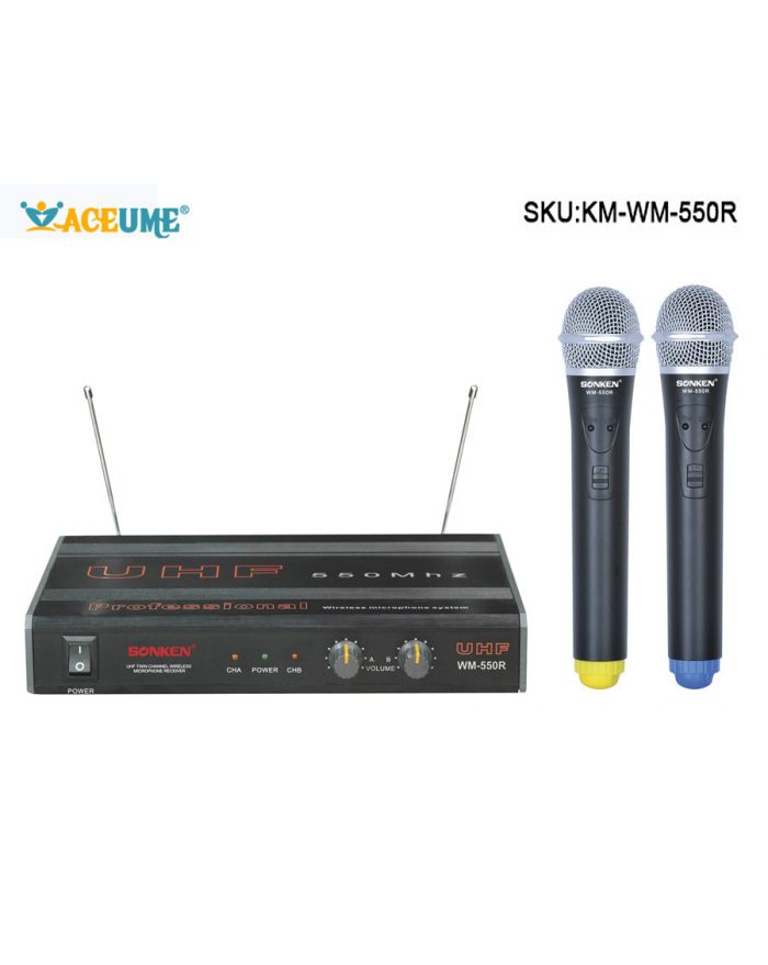 Karaoke Wireless Microphone UHF WM-550R
