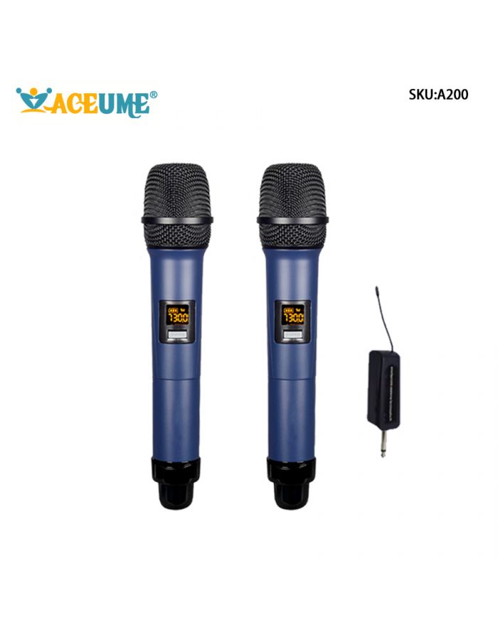 Wireless U-band FM One To Two Microphone Conference Performance Stage Handheld Microphone Home KTV Outdoor Performance