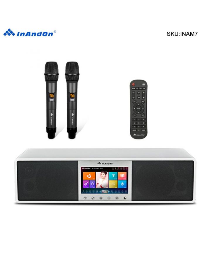 INAM7 InAndOn Music King Song Order Machine Home KTV Sound Set TV Echo Wall Karaoke All in One Machine Home