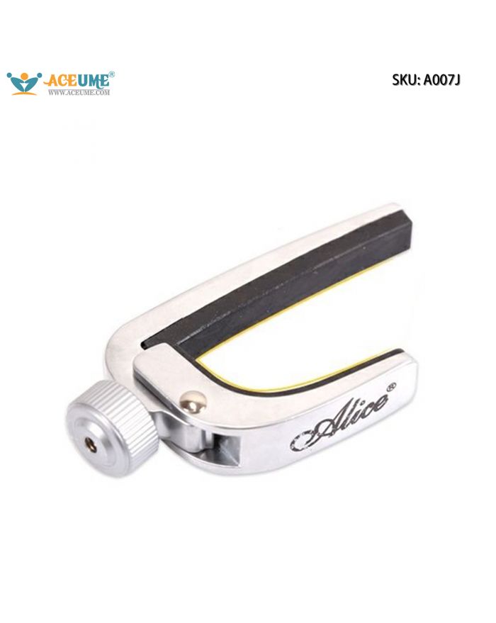 Alice Capo, Metal Adjustable Tone Clamp, Universal Accessory for Acoustic Guitar and Ukulele