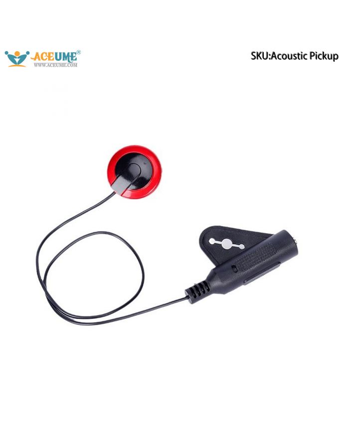 No Drill Acoustic Pickup Universal For Guitar Guzheng Ukulele Kalimba Suction Cup Adhesive Mount Sound Amplification Accessory