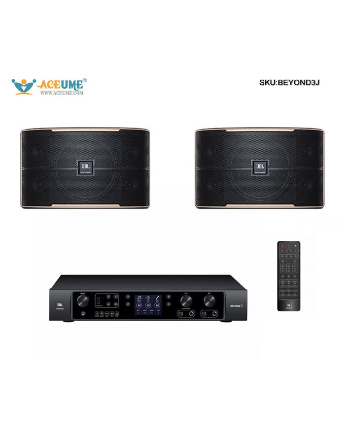 JBL BEYOND3 Entertainment KTV Digital Mixer Power Amplifier with Bluetooth JBL Pasion 10" Professional Home KTV Speaker Family KTV Singer Audio Set