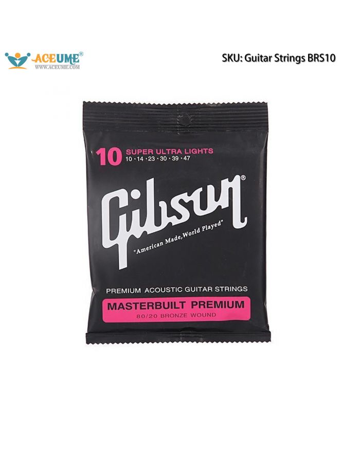Gibson SAG-BRS10 Original Brass Acoustic Guitar Strings