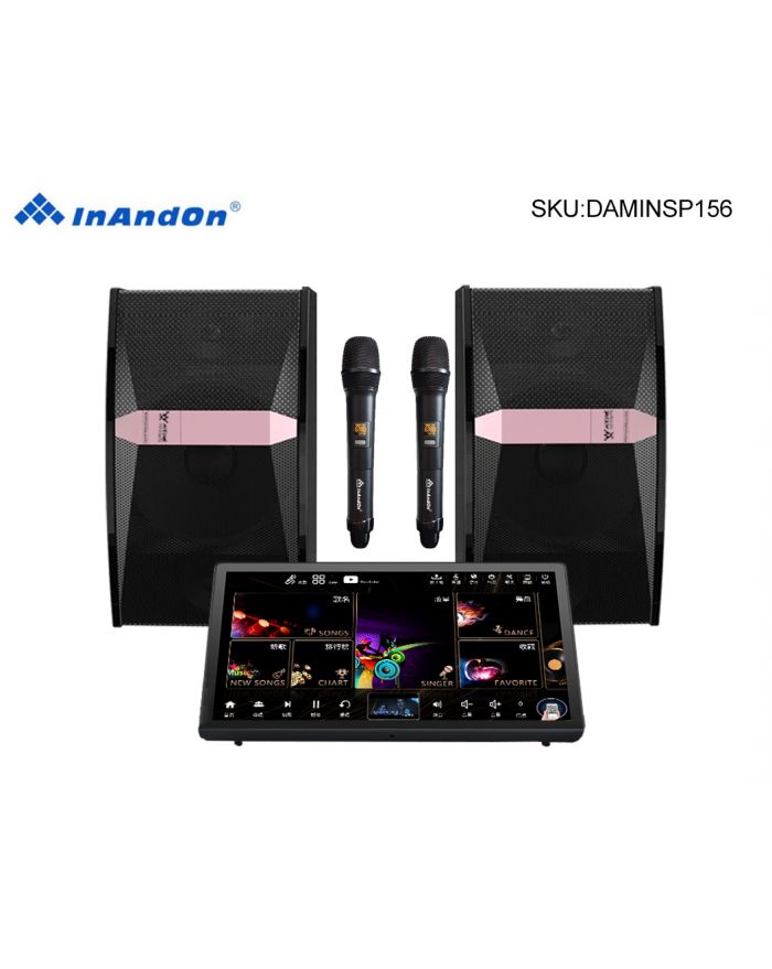 DAMINSP156 15.6''InAndon Max Karaoke Player, 500G SSD,Mixing amplifier,固態盘 5 in 1，Speaker