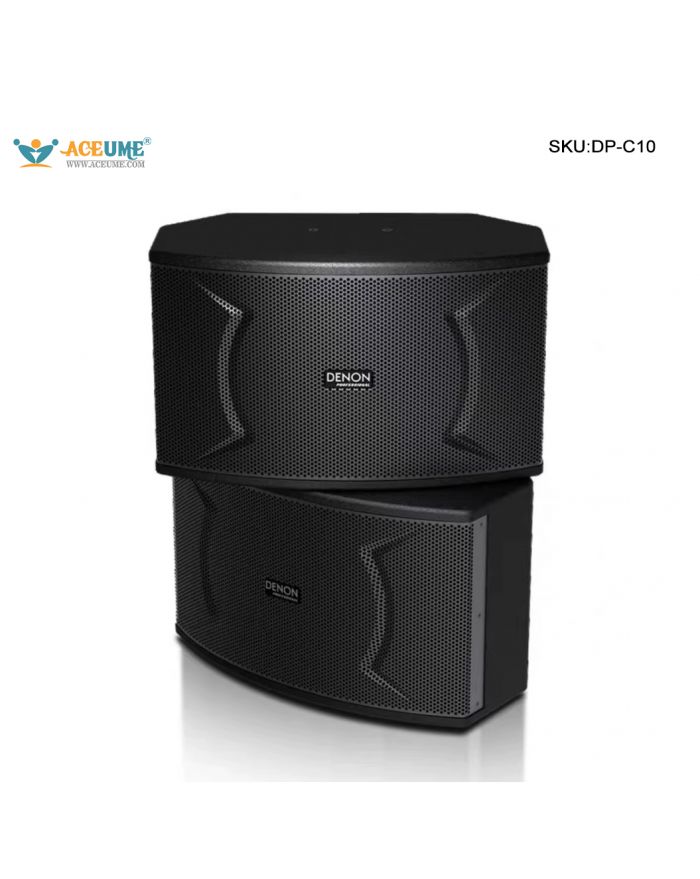 DENON DP-C10 10-inch Karaoke Speaker for Home Bar Dance Room and Conference Room