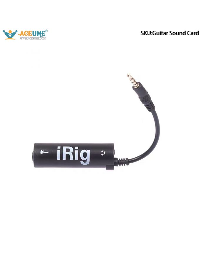 Guitar Sound Card Effects Tool IRIG Same Guitar Sound Card iPhone iPad Software Effects Tool