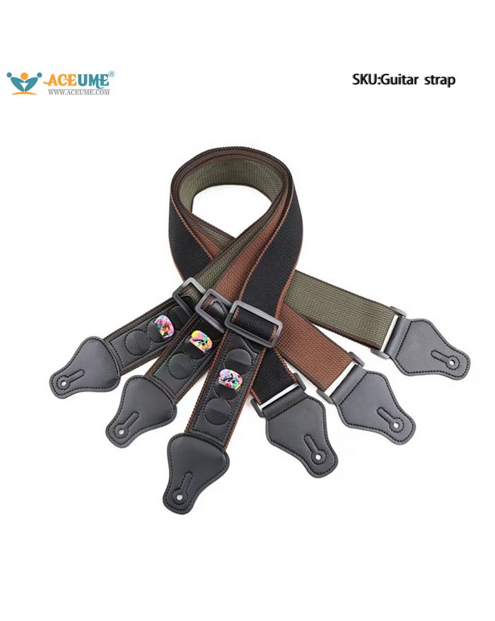 Guitar Strap Folk Classical Bass Electric Guitar Strap Hanging Rope Anti slip