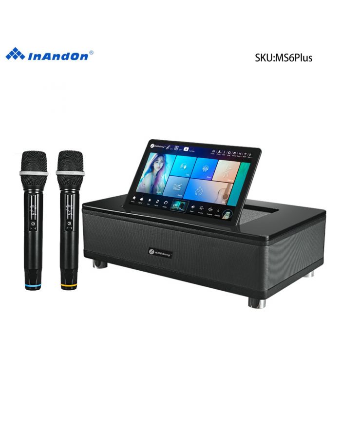 Inandon KODSong KV-MS6Plus Home KTV Song Ordering Machine Home Singing Combination Speaker Sound System Complete Set