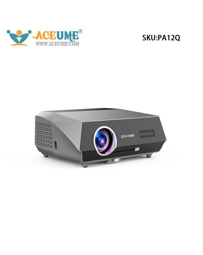 Portable High-definition Projector 4K Home Theater Enclosed Dust-free Intelligent Projector With Mobile Phone On The Same Screen