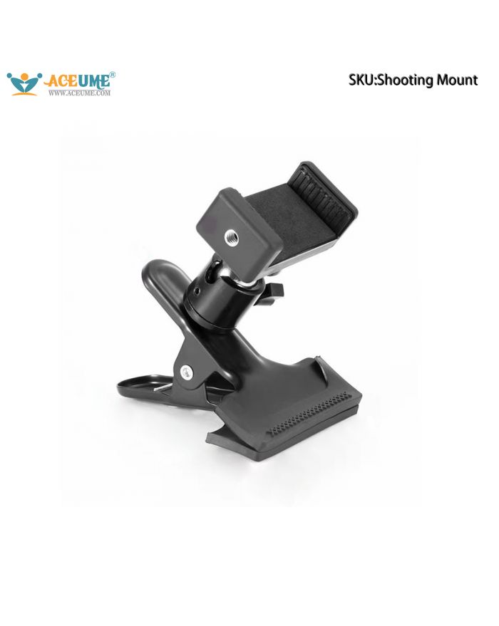Universal Mount Stand with Mic Clip For Guitar, Violin Ukulele Perfect For Phone Live Streaming And Video Recording