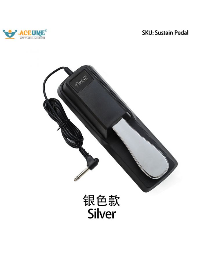 Sustain Pedal Universal Accessory for Yamaha Electronic Keyboards Roland Digital Pianos MIDI Keyboards Synthesizers