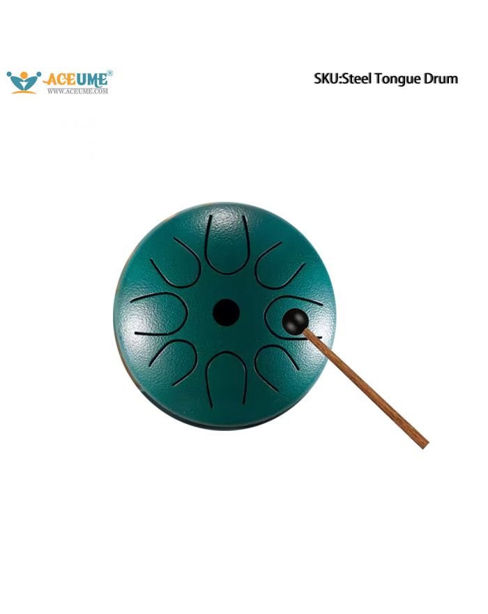 Steel Tongue Drum 4.5-inch Beginner Professional Performance Steel Tongue Drum Quiet Forget Worries Hollow Drum