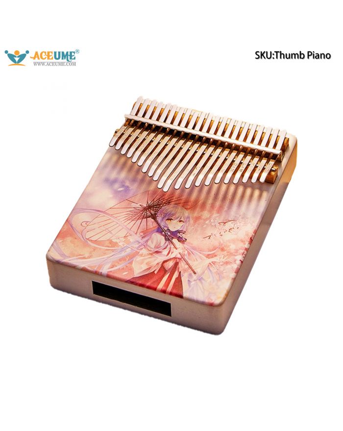 21 - Tone Kalimba Thumb Piano, a Portable Instrument for Beginner Kids, Ideal as a Birthday Gift for Girls