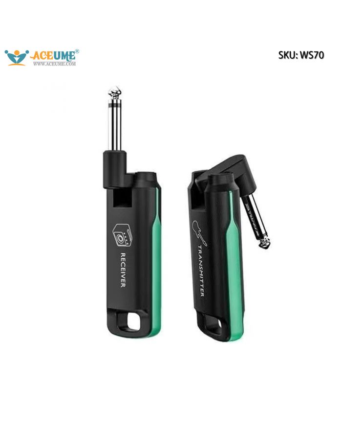 SWIFF WS70 UHF Wireless Audio Transmitter Receiver for Guitar EWI
