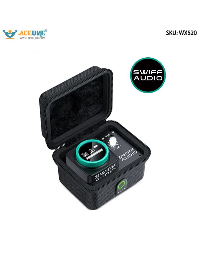 SWIFF WX520 Professional Stereo Wireless In-Ear Monitor System for Stage Singers Musical Instruments