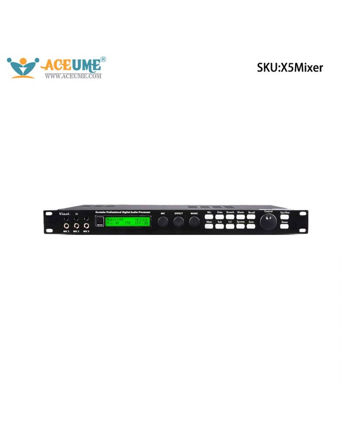 Vinal X5 Digital Mixer Reverberator Microphone KTV Karaoke Audio Processor
