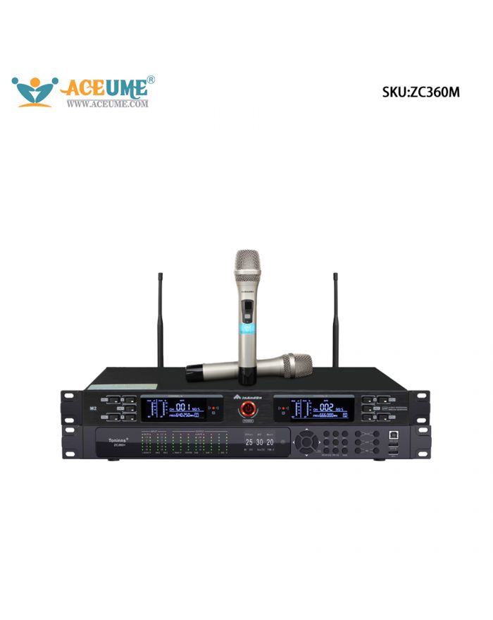INM2 M2 wireless microphone ZC360+ Front End Karaoke Effect Device Professional KTV Bluetooth Home Scream Digital Singing Dedicated
